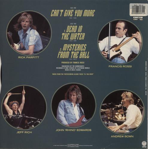 Status Quo Can't Give You More 12" vinyl single (12 inch record / Maxi-single) UK QUO12CA217286