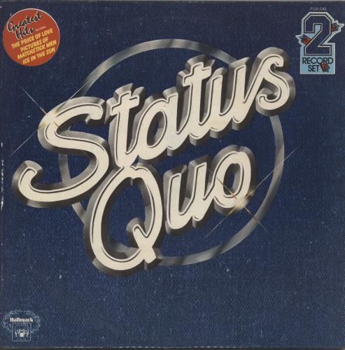 Status Quo Greatest Hits 2-LP vinyl record set (Double LP Album) UK QUO2LGR198196