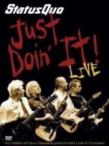 Status Quo Just Doin' It: Live - Sealed 2-disc CD/DVD set UK QUO2DJU379741