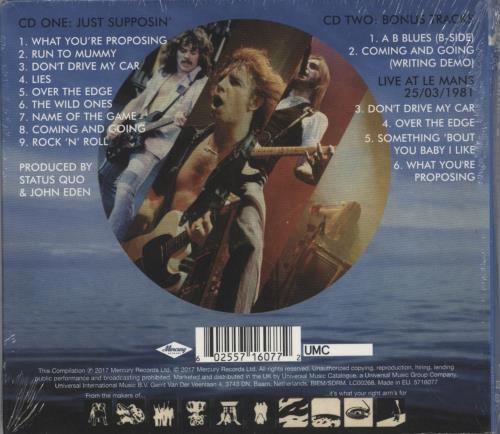 Status Quo Just Supposin'... - Sealed 2 CD album set (Double CD) UK QUO2CJU872584