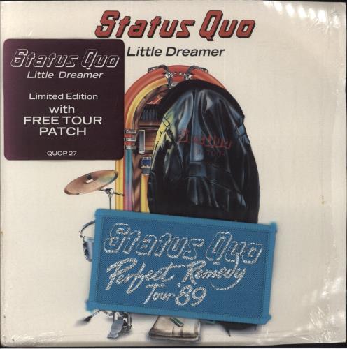 Status Quo Little Dreamer + Patch 7" vinyl single (7 inch record / 45) UK QUO07LI863004