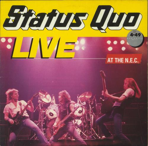 Status Quo Live At The N.E.C. vinyl LP album (LP record) Dutch QUOLPLI205451