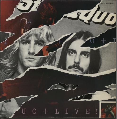 Status Quo Live 2-LP vinyl record set (Double LP Album) Japanese QUO2LLI645670
