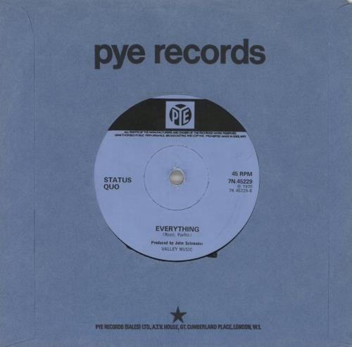 Status Quo Mean Girl - Solid 7" vinyl single (7 inch record / 45) UK QUO07ME856972