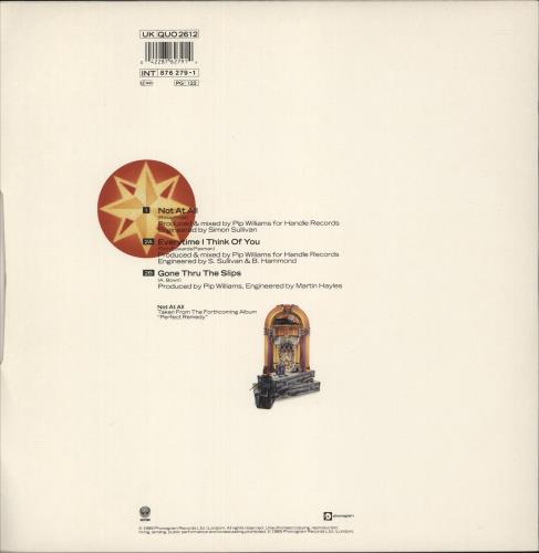 Status Quo Not At All 12" vinyl single (12 inch record / Maxi-single) UK QUO12NO39201