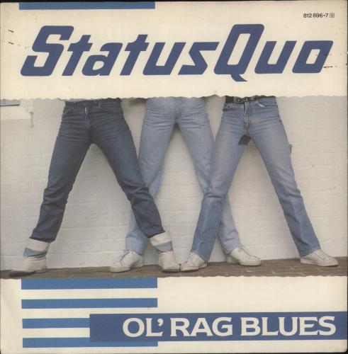 Status Quo Ol' Rag Blues 7" vinyl single (7 inch record / 45) German QUO07OL882288