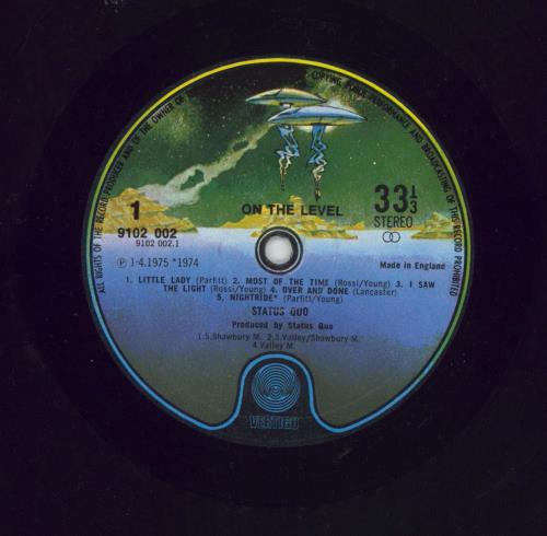 Status Quo On The Level + Inner - EX vinyl LP album (LP record) UK QUOLPON260976