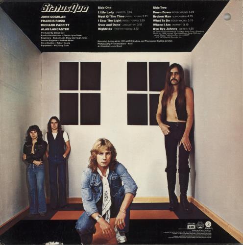 Status Quo On The Level vinyl LP album (LP record) US QUOLPON883421