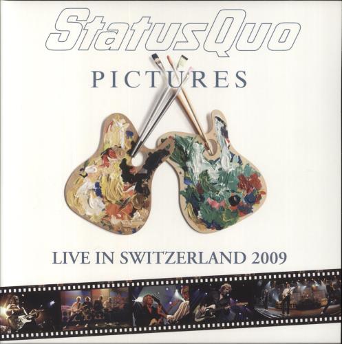 Status Quo Pictures - Live In Switzerland 2009 - RSD 2014 - White Vinyl 2-LP vinyl record set (Double LP Album) UK QUO2LPI862987
