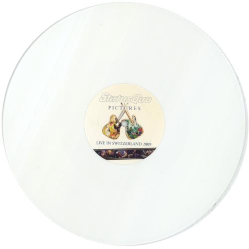 Status Quo Pictures - Live In Switzerland 2009 - RSD 2014 - White Vinyl 2-LP vinyl record set (Double LP Album) UK QUO2LPI862987