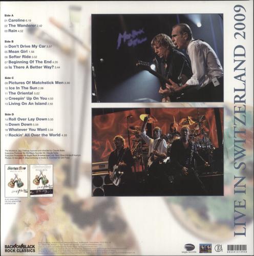 Status Quo Pictures - Live In Switzerland 2009 - RSD 2014 - White Vinyl 2-LP vinyl record set (Double LP Album) UK QUO2LPI862987