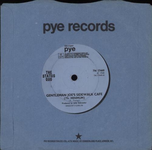 Status Quo Pictures Of Matchstick Men - Solid - EX 7" vinyl single (7 inch record / 45) UK QUO07PI870691