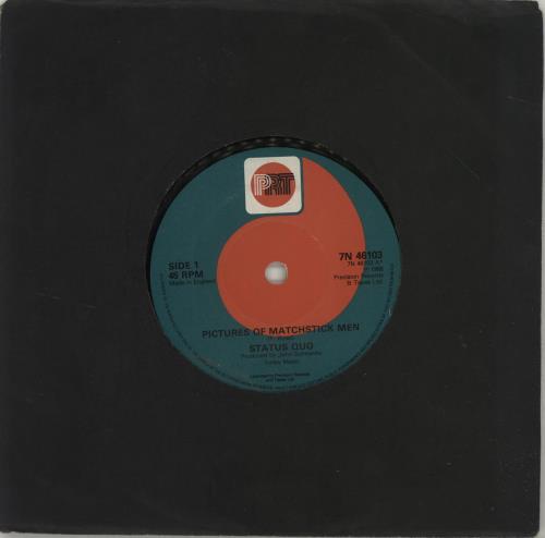 Status Quo Pictures Of Matchstick Men 7" vinyl single (7 inch record / 45) UK QUO07PI688333