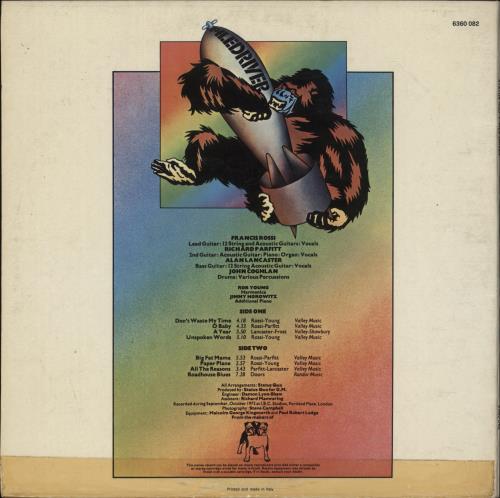 Status Quo Piledriver - VG vinyl LP album (LP record) Italian QUOLPPI244466