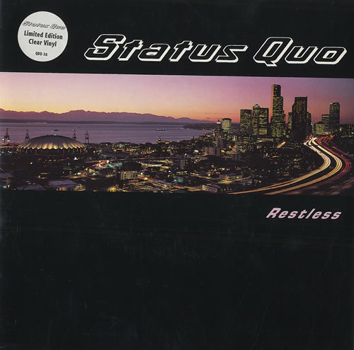 Status Quo Restless - Clear Vinyl 7" vinyl single (7 inch record / 45) UK QUO07RE37376