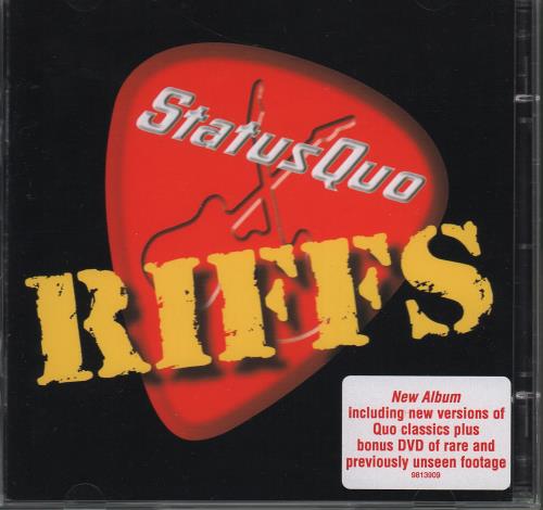 Status Quo Riffs 2-disc CD/DVD set UK QUO2DRI260867