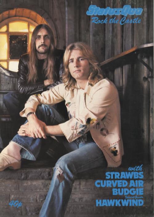 Status Quo Rock The Castle tour programme UK QUOTRRO345742
