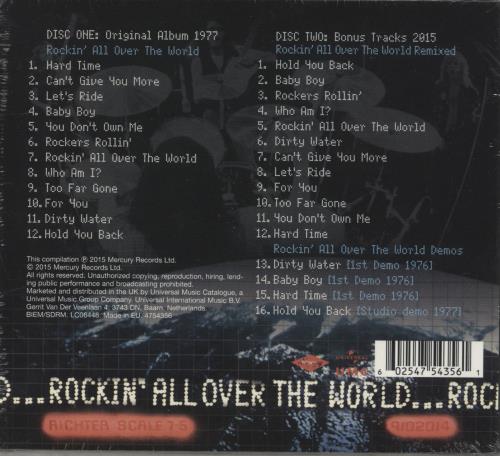 Status Quo Rockin' All Over The World - Sealed 2 CD album set (Double CD) UK QUO2CRO872586