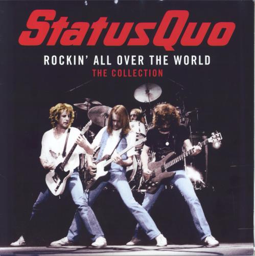 Status Quo Rockin' All Over The World vinyl LP album (LP record) UK QUOLPRO800348