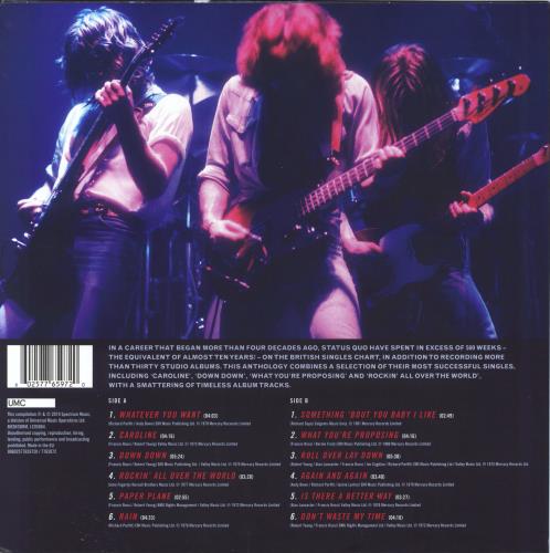 Status Quo Rockin' All Over The World vinyl LP album (LP record) UK QUOLPRO800348