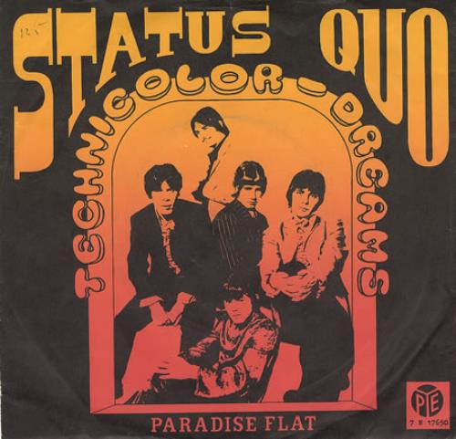 Status Quo Technicolour Dreams 7" vinyl single (7 inch record / 45) Dutch QUO07TE358007