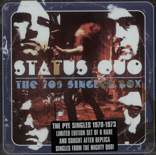 Status Quo The 70s Singles Box 6-CD album set UK QUO6CTH573272