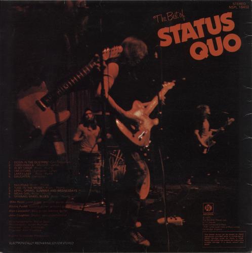Status Quo The Best Of vinyl LP album (LP record) UK QUOLPTH78368