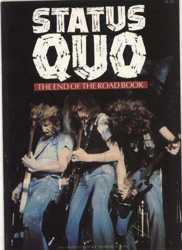 Status Quo The End Of The Road Book magazine UK QUOMATH702262
