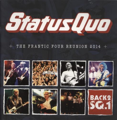 Status Quo The Frantic Four Reunion 2014 - Back 2 SQ.1 tour programme UK QUOTRTH881359
