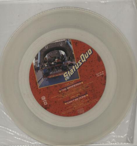 Status Quo The Wanderer 12" vinyl picture disc (12 inch picture record) UK QUO2PTH01214