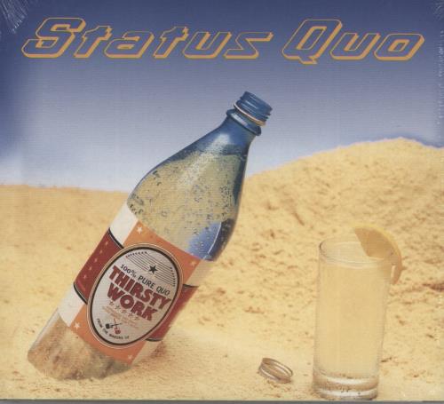 Status Quo Thirsty Work - Sealed 2 CD album set (Double CD) UK QUO2CTH872595