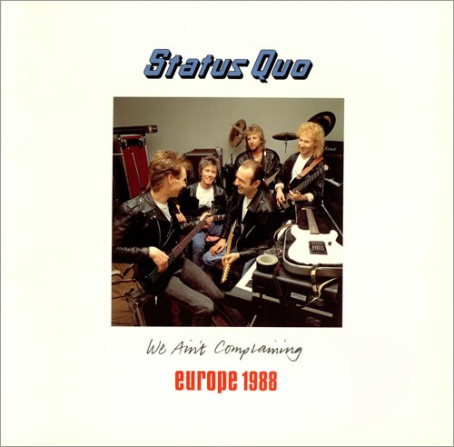 Status Quo We Ain't Complaining + Merch Insert tour programme UK QUOTRWE145843