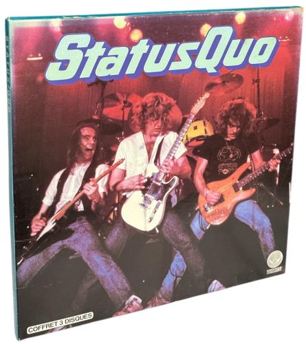 Status Quo Coffret 3 Disques 19721980 French 3LP vinyl record set