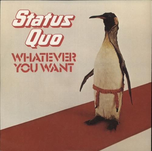 Status Quo Whatever You Want French 7" vinyl single (7 inch record / 45