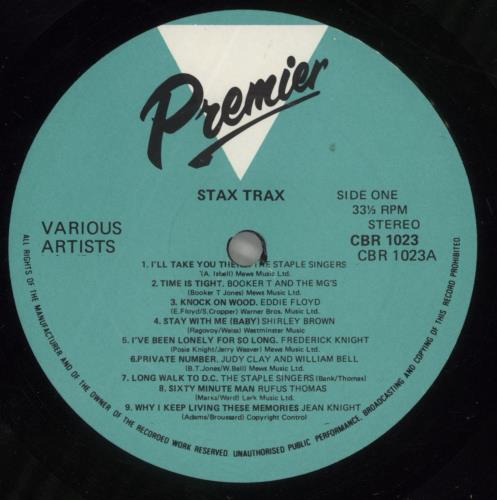 Stax Stax Trax vinyl LP album (LP record) UK SXLLPST458402