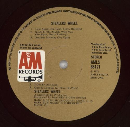 Stealers Wheel Stealers Wheel - 1st vinyl LP album (LP record) UK ST6LPST330575