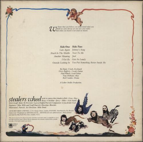 Stealers Wheel Stealers Wheel - 1st vinyl LP album (LP record) UK ST6LPST330575