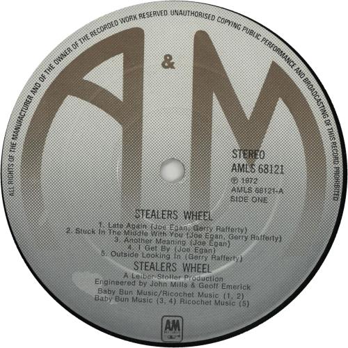 Stealers Wheel Stealers Wheel - 2nd vinyl LP album (LP record) UK ST6LPST658302