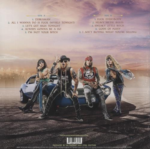 Steel Panther Heavy Metal Rules - Blue Splatter Vinyl - Sealed vinyl LP album (LP record) US X61LPHE872009