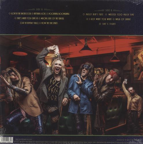 Steel Panther Lower The Bar - Neon Green Vinyl - Sealed vinyl LP album (LP record) US X61LPLO872013