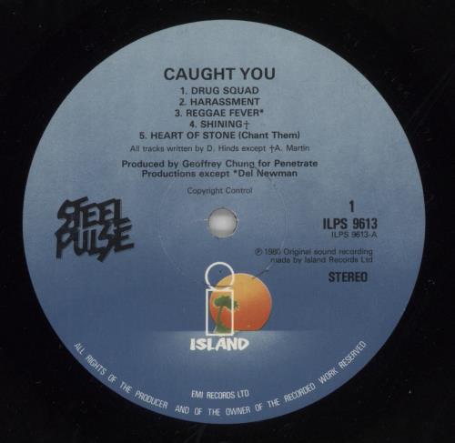 Steel Pulse Caught You vinyl LP album (LP record) UK SP4LPCA606317