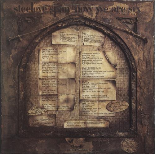 Steeleye Span Now We Are Six - 1st + Inner vinyl LP album (LP record) UK SSPLPNO211469