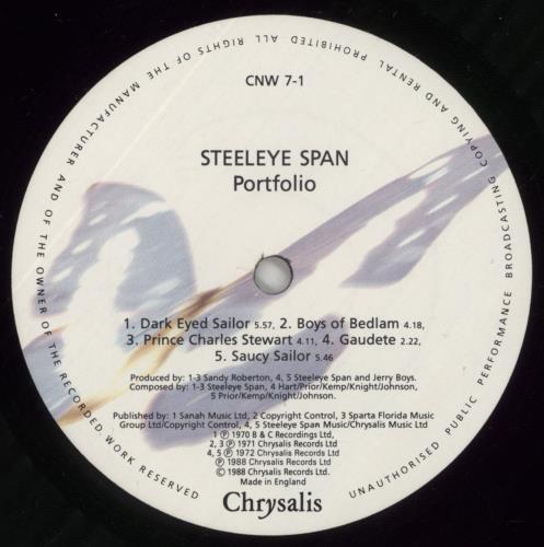 Steeleye Span Portfolio 2-LP vinyl record set (Double LP Album) UK SSP2LPO290757