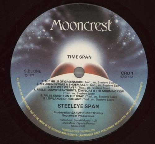 Steeleye Span Time Span 2-LP vinyl record set (Double LP Album) UK SSP2LTI544111