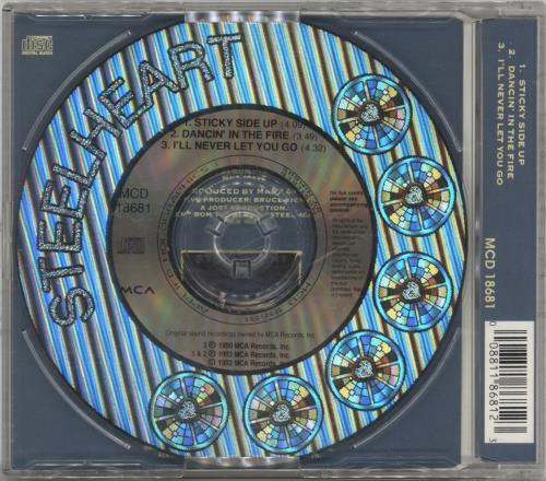 Steelheart Sticky Side Up CD single (CD5 / 5") UK V8FC5ST882281