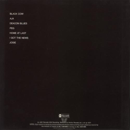 Steely Dan Aja - 1st vinyl LP album (LP record) UK S-DLPAJ194062