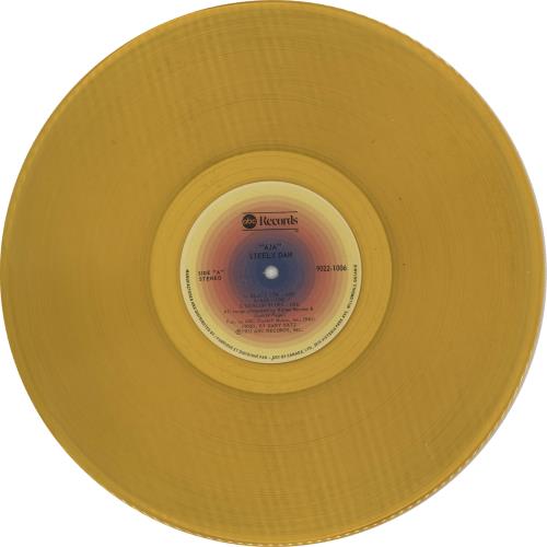 Steely Dan Aja - Gold Vinyl vinyl LP album (LP record) Canadian S-DLPAJ230961