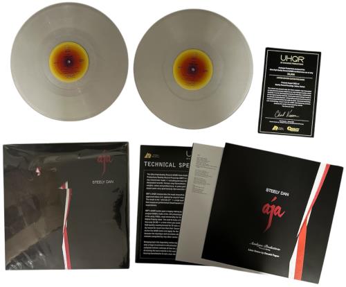 Steely Dan Aja - UHQR Clarity Vinyl 45RPM 2-LP vinyl record set (Double LP Album) US S-D2LAJ874868