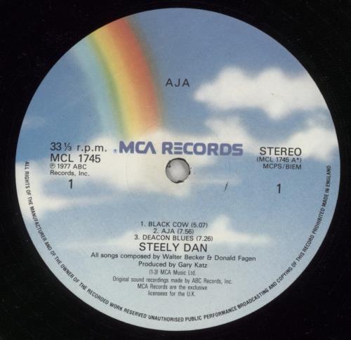 Steely Dan Aja vinyl LP album (LP record) UK S-DLPAJ524882