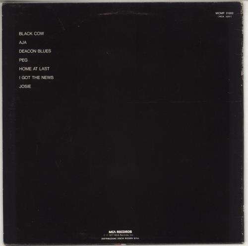 Steely Dan Aja vinyl LP album (LP record) Italian S-DLPAJ726711